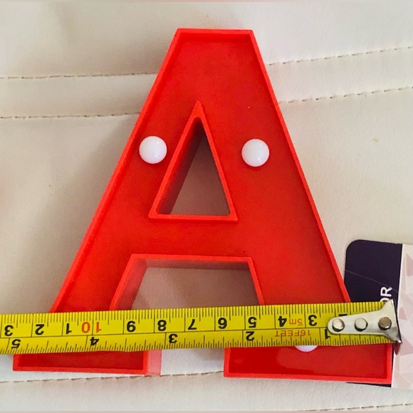 3 LED light up Assorted alphabet letters (A B C J K L M S) new - Picture 9 of 16